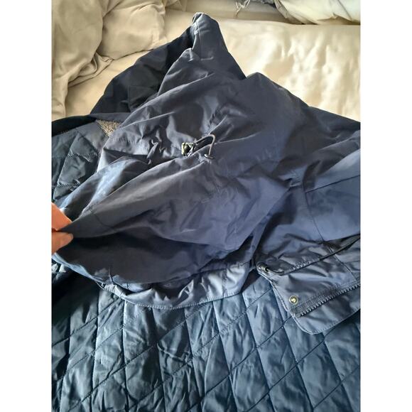 L. L. Bean long navy coat size L - Picture 4 of 4